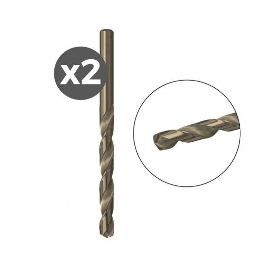 Pack 2 brocas para metal hss-co 3,5x39/70 / 2k 530497 ref 96234 FISCHER