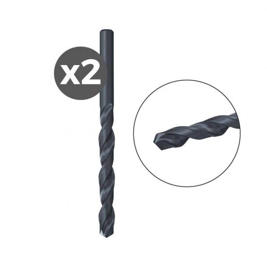 Pack 2 brocas para metal hss-r din338 1,5x18/40 / 2k 530404 ref 96207 FISCHER
