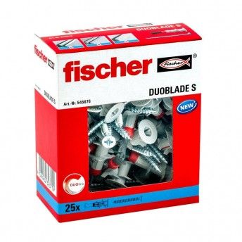 Pack 25 buchas duoblade s + parafuso 545676 ref 96144 FISCHER
