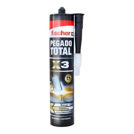 Colado total x3 adesivo 560778 290ml ref 96007 FISCHER
