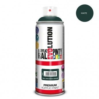 Tinta em spray pintyplus evolution 520cc ral 6005 matt moss green ref 95363 PINTY PLUS