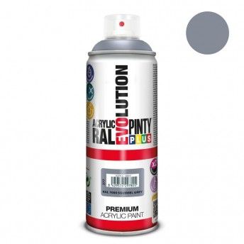 Tinta em spray pintyplus evolution 520cc ral 7000 squirrel grey ref 95365 PINTY PLUS