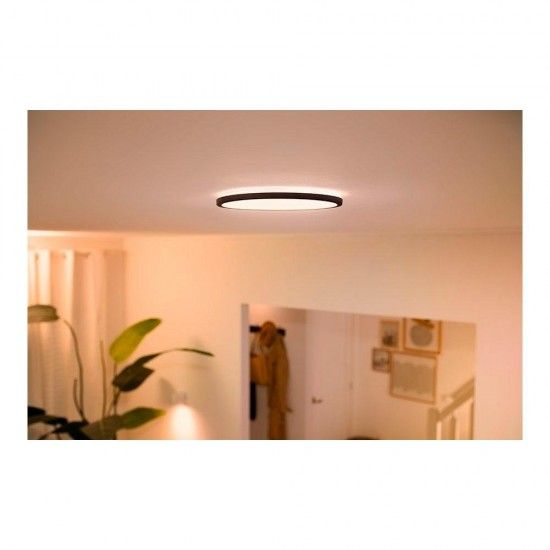 Plafon led inteligente wi-fi 16w 1500lm �292mm embelhecedor preto ref� 93553 WIZ