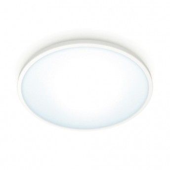 Plafon led 16w 1500lm 292mm embelhecedor branco philips ref 93552 WIZ