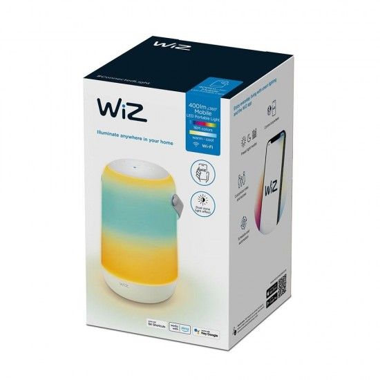 Candeeiro de mesa gradient rgb conex�o wi-fi 929003211501 wifi philips ref� 93217 WIZ