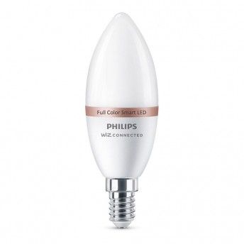 Lmpada vela led e14 4,9w full colors 470lm wifi philips ref 93208 WIZ