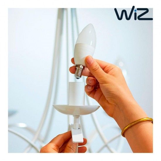 Lâmpada standard led e27 13w 2700k-6500k 1521lm wifi philips refª 93205 WIZ Lâmpada standard led e27 13w 2700k-6500k 1521lm wifi philips refª 93205 WIZ