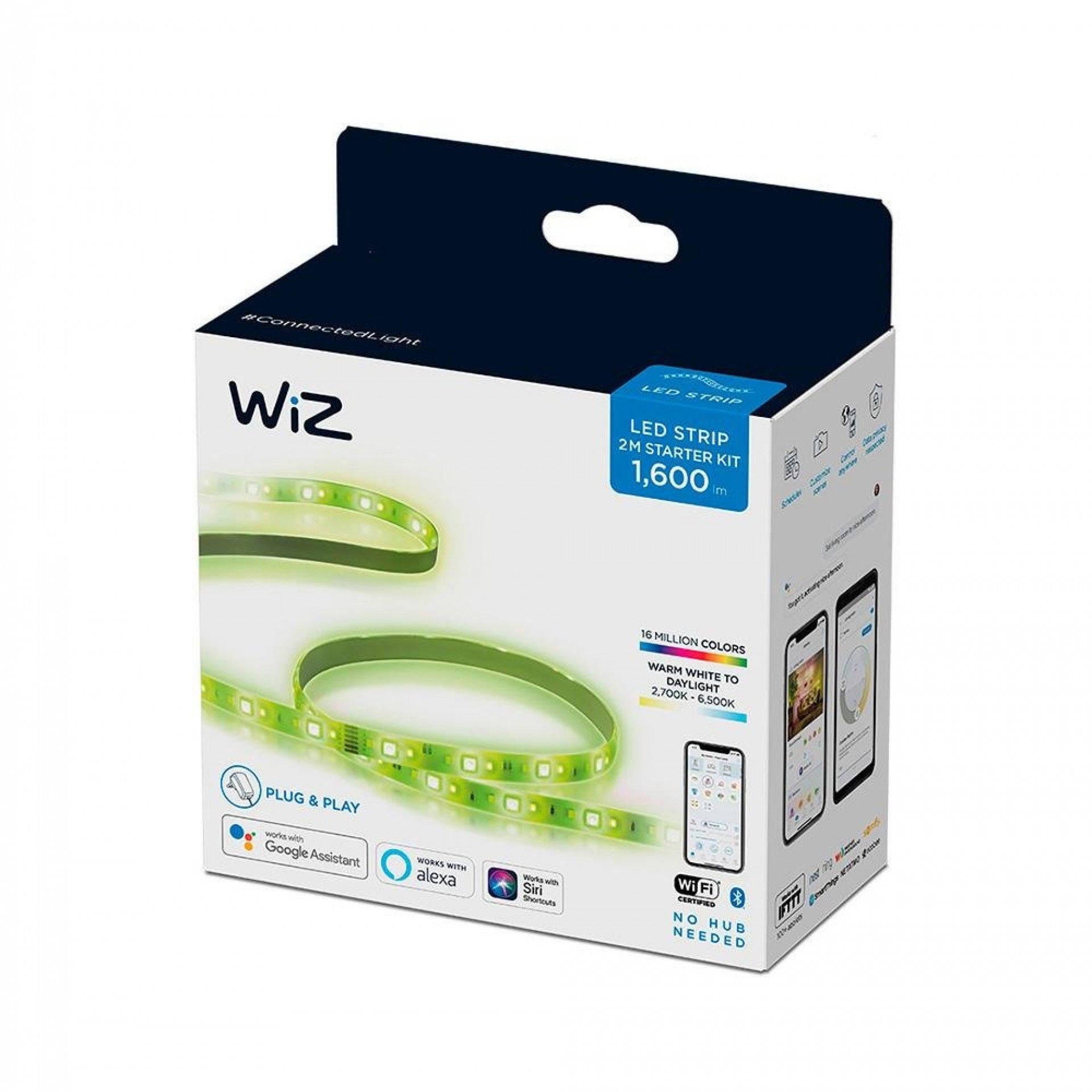 Tira led 2m 1.600lm starterkit wiz refª 93201 PHILIPS