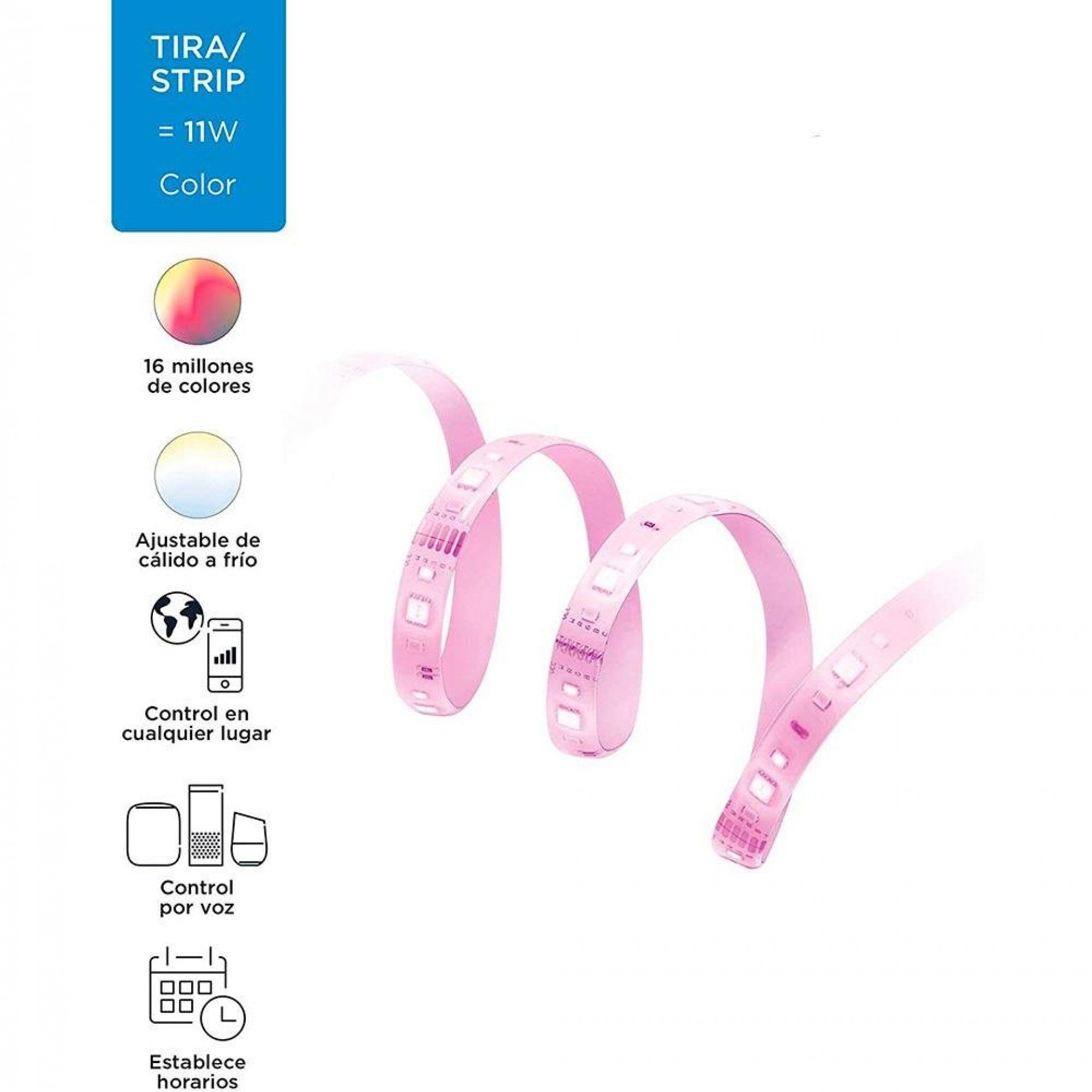 Extensão para tira led 1m 880lm philips refª 93202 WIZ