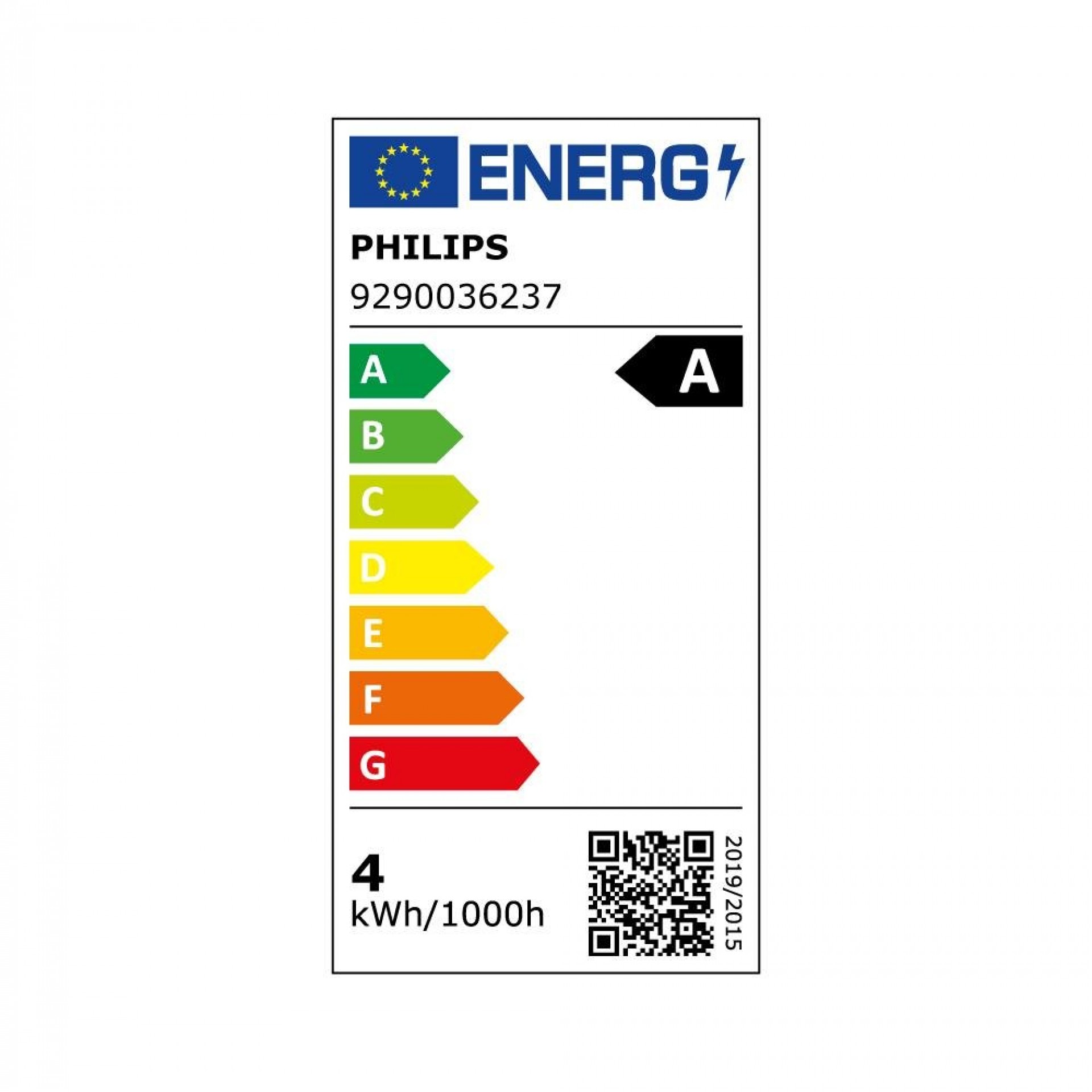 Lâmpada ultra efficient led classic 4w 840im e27 2700k, ø6x10,4cm, refª 93072 PHILIPS