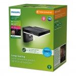 Aplique solar mural quadrado ultraeficiente,ip44 1,3w, 250im 3000k, luz quente, ref� 93065 PHILIPS