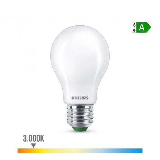 Lâmpada ultra efficient led classic 7,3w 1535im e27 3000k, ø6x12,4cm, refª 93058 PHILIPS Lâmpada ultra efficient led classic 7,3w 1535im e27 3000k, ø6x12,4cm, refª 93058 PHILIPS
