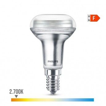 Lmpada refletora led cla 36d 2,8w r50, 210im e14 2700k. ref 93047 PHILIPS