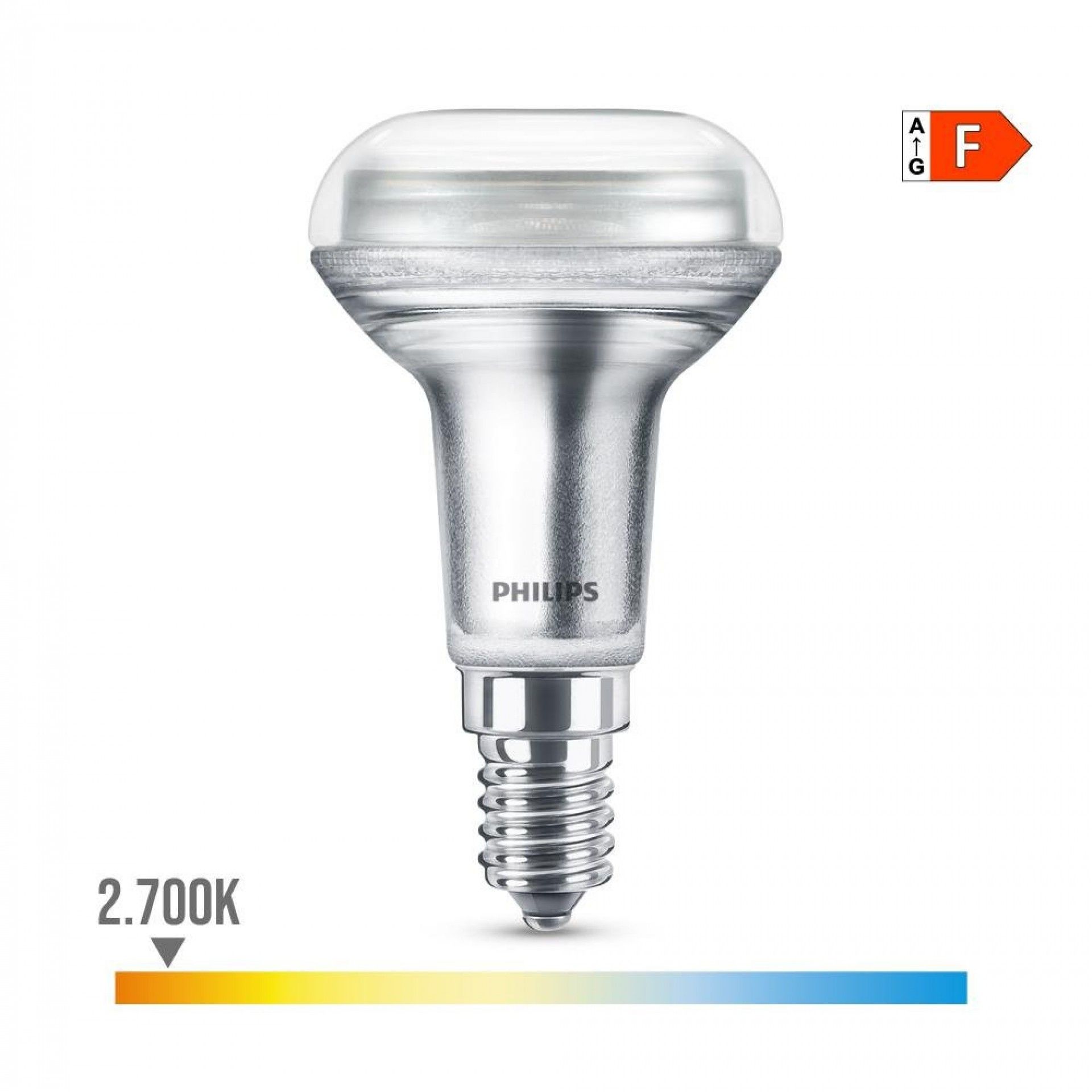 Lâmpada refletora led cla 36d 1,4w r39, 105im e14 2700k. refª 93046 PHILIPS