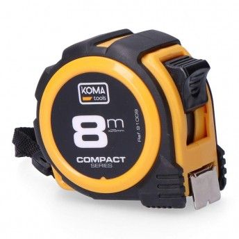 Fita mtrica 8m x 25mm abs compact ref 91009 KOMA TOOLS