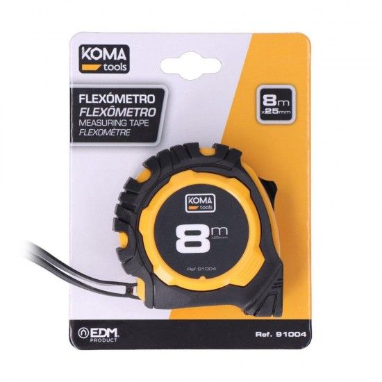 Fita mtrica 8m x 25mm abs standard ref 91004 KOMA TOOLS