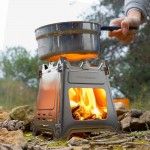Forno de a�o desmont�vel para acampar flamet v0103482 ref� 90896 INNOVAGOODS