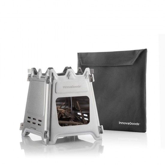 Forno de a�o desmont�vel para acampar flamet v0103482 ref� 90896 INNOVAGOODS