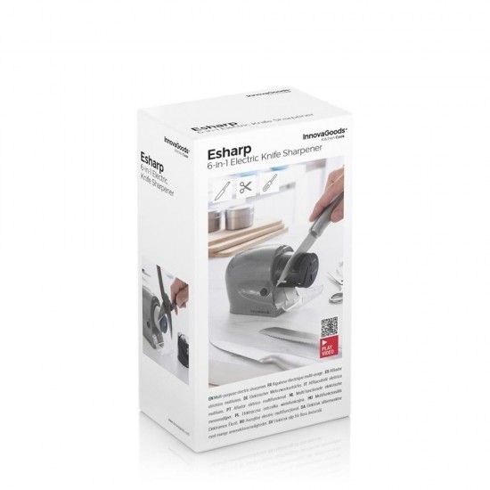 Afiador elétrico multiúsos 6 em 1 esharp v0103410 refª 90895 INNOVAGOODS Afiador elétrico multiúsos 6 em 1 esharp v0103410 refª 90895 INNOVAGOODS