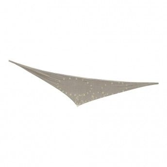 Toldo de ocultao com led solar para exterior 300x300x300cm. cor cinzento 899189 ref 90794 NULL