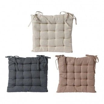 Almofada para cadeiras 40x40x6cm cores sortidas 832846 ref 90770 NULL
