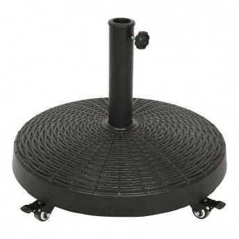 Base para chapu-de-sol com rodas cor preto dimetro 52cm 841097 ref 90771 NULL
