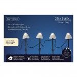 Estaca led em forma de cogumelo com 8 fun��es para exterior 491762 ref� 90752 NULL