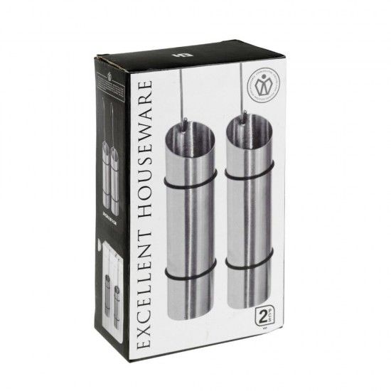 Conjunto de 2 humidificadores em inoxidavel refª 90482 EXCELLENT HOUSEWARE Conjunto de 2 humidificadores em inoxidavel refª 90482 EXCELLENT HOUSEWARE