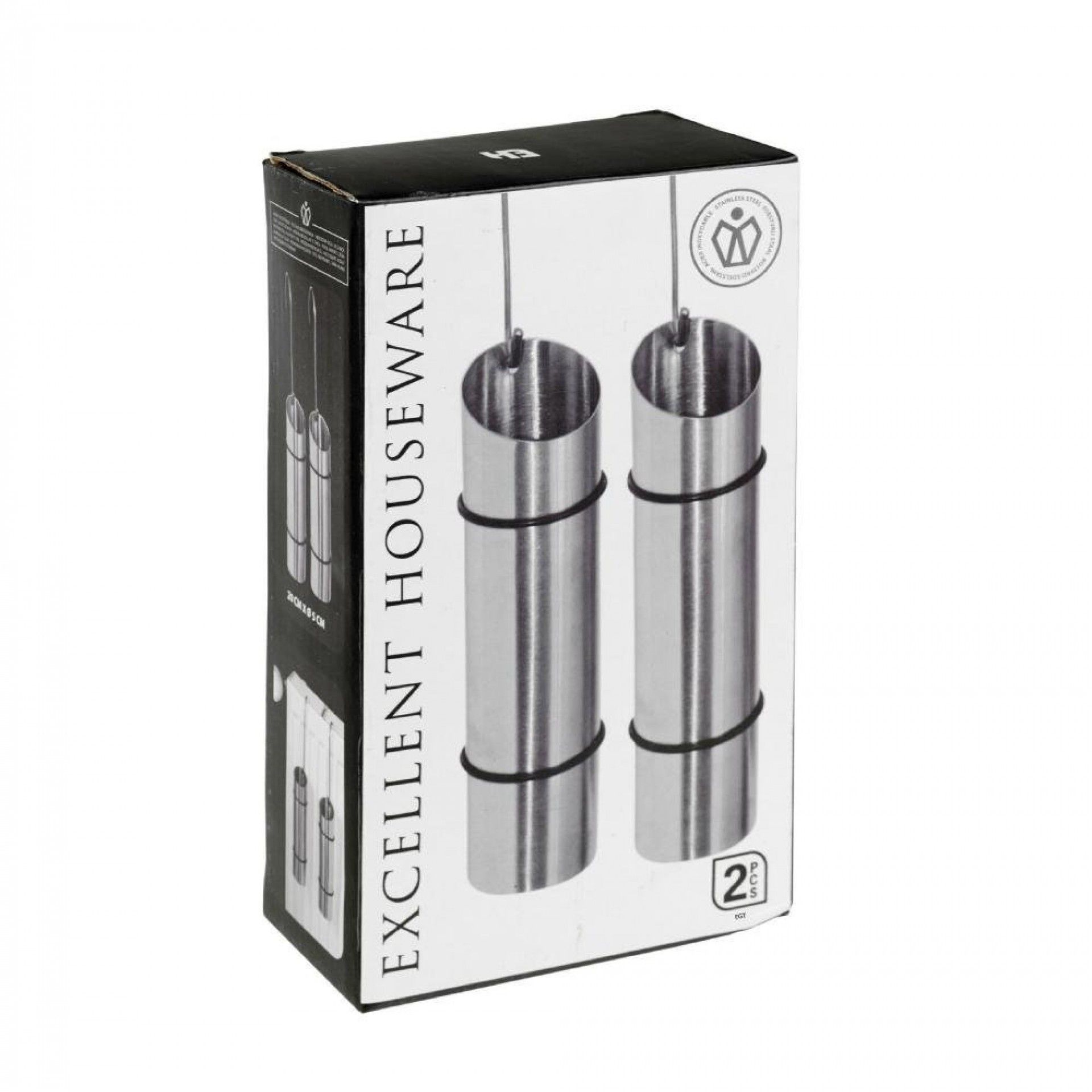 Conjunto de 2 humidificadores em inoxidavel refª 90482 EXCELLENT HOUSEWARE