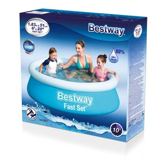 Piscina modelo "fast set" ø183x51cm 940 l. refª 90348 BESTWAY Piscina modelo "fast set" ø183x51cm 940 l. refª 90348 BESTWAY