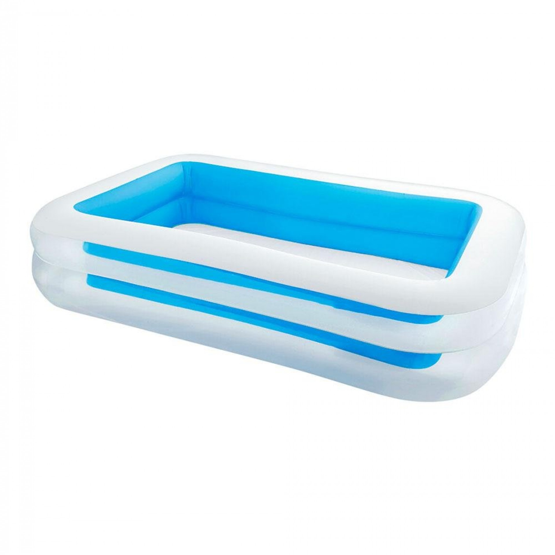 Piscina retangular 2 anéis 262x175x56cm 2 câmara de ar. refª 90346 INTEX