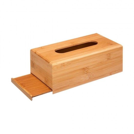 Caixa de bambu para len�os 25x13x8,7cm ref� 90219 5FIVE