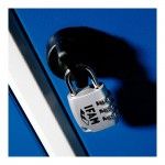 Cadeado c45s de zinco 44,5mm. arco �6,3mm com combina��o ref� 87656 IFAM