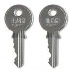 Cadeado de a�o inox 60 inoxidavel 60mm. com 2 chaves. arco normal. ref� 87653 IFAM