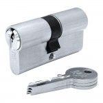 Cilindro f5s3030n n�quel 60mm (30+30mm) cam longo 15mm. com 3 chaves de serrete. ref� 87611 IFAM