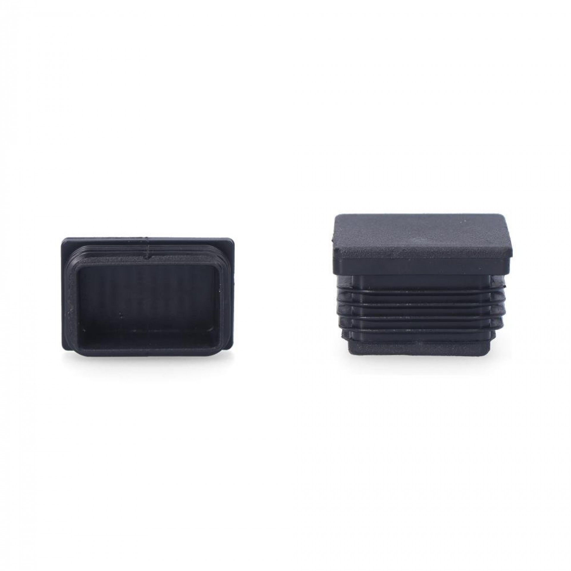 Topo sistema interior retangular com aba 40x30mm preto refª 87387 NULL