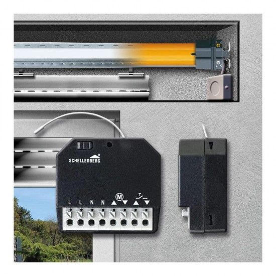 Receptor sem fios para motor de persiana 20018 refª 87084 SCHELLENBERG Receptor sem fios para motor de persiana 20018 refª 87084 SCHELLENBERG
