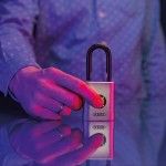 Cadeado impress�o digital touch 45mm 57/45 ref� 86029 ABUS