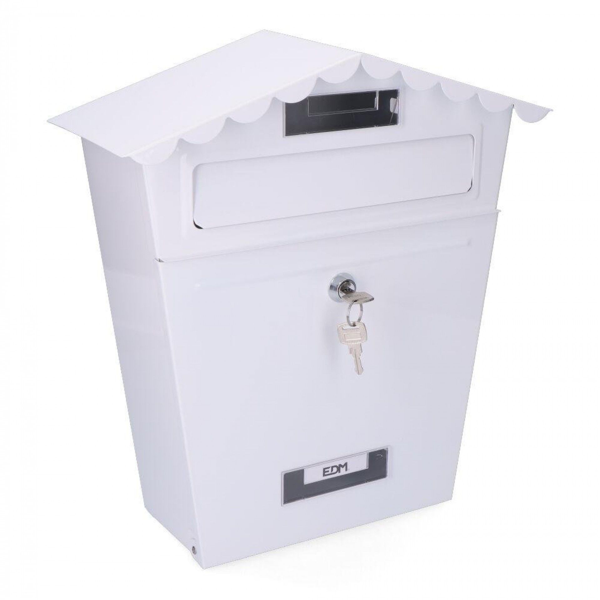 Caixa de correio em aço modelo classic branco refª 85800 EDM
