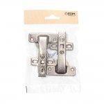 Blíster dobradiça 90º canto bc12 zn refª 85656 EDM Blíster dobradiça 90º canto bc12 zn refª 85656 EDM
