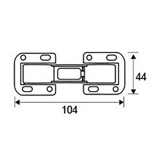 Blíster dobradiça sobreposição bc10 zn refª 85653 EDM Blíster dobradiça sobreposição bc10 zn refª 85653 EDM