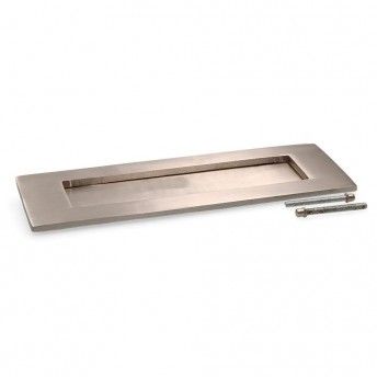 Placa de caixa de correio nickel matt 100x305mm refª 85588 EDM Placa de caixa de correio nickel matt 100x305mm refª 85588 EDM