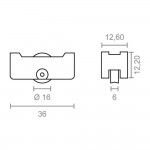 Blíster rolamento inasa 151 rd12 zn refª 85473 EDM Blíster rolamento inasa 151 rd12 zn refª 85473 EDM
