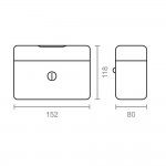 Cofre cfc09 152x118x80mm preto m13393 refª 85420 MICEL Cofre cfc09 152x118x80mm preto m13393 refª 85420 MICEL