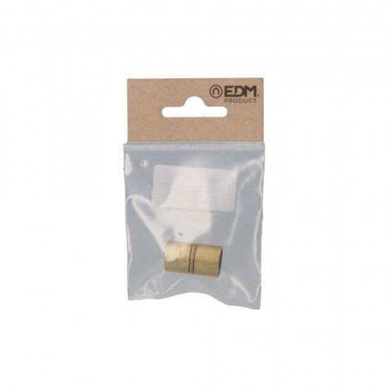 Pack 2 unid. suporte de barra de armário extensível 12 latão refª 85358 EDM Pack 2 unid. suporte de barra de armário extensível 12 latão refª 85358 EDM
