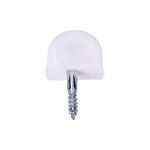 Pack 8 unid. suporte pequeno para estantes semi-redondo branco refª 85353 EDM Pack 8 unid. suporte pequeno para estantes semi-redondo branco refª 85353 EDM