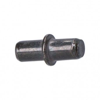 Pack 16 unid. suporte para estantes de ferro redondo n�5 preto ref� 85352 EDM