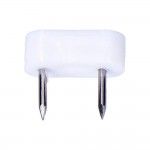 Pack 6 unid. limitador arm�rio 2 pontas 7x18mm branco ref� 85355 EDM