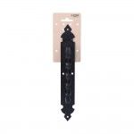Maçaneta de porta forjada preta de 275mm refª 85256 EDM Maçaneta de porta forjada preta de 275mm refª 85256 EDM
