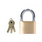 Cadeado em latao arco normal 70x36mm em blister refª 85212 EDM Cadeado em latao arco normal 70x36mm em blister refª 85212 EDM